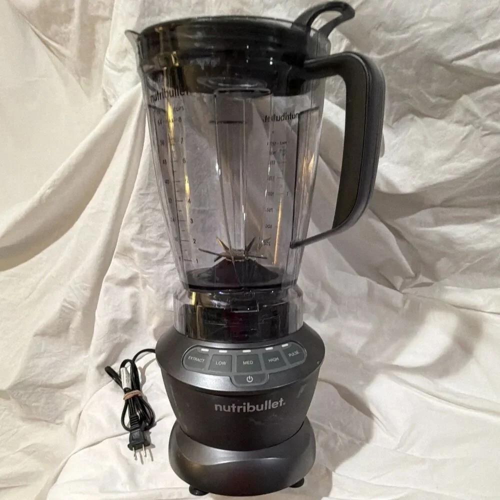 NutriBullet NBC-12A 1200W Electric Blender 64 oz Pitcher Gray/Black